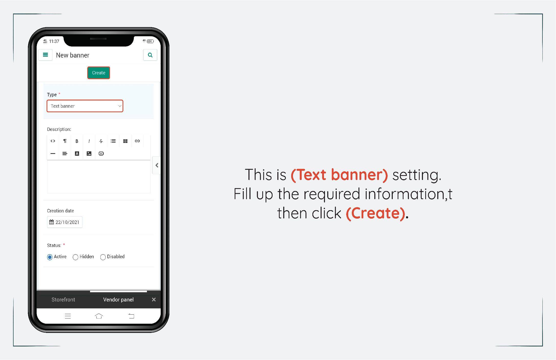 How to manage banner using mobile 4